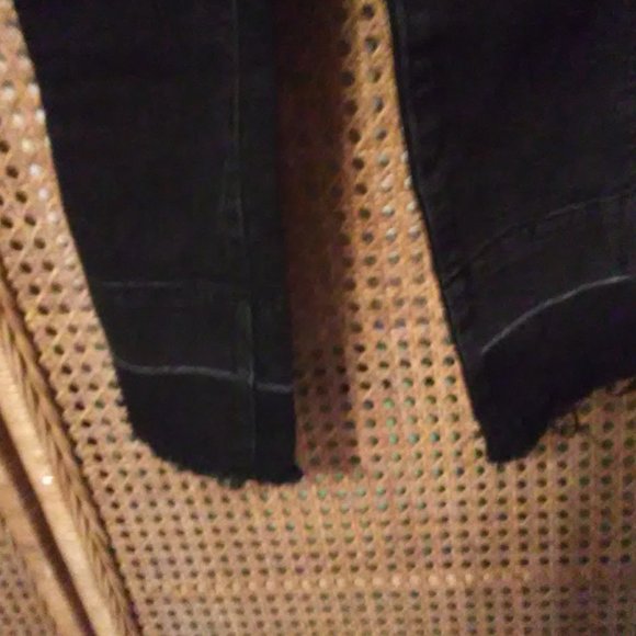 Gap Denim Overalls In Black Capri Like New Jr Lg - Picture 8 of 9